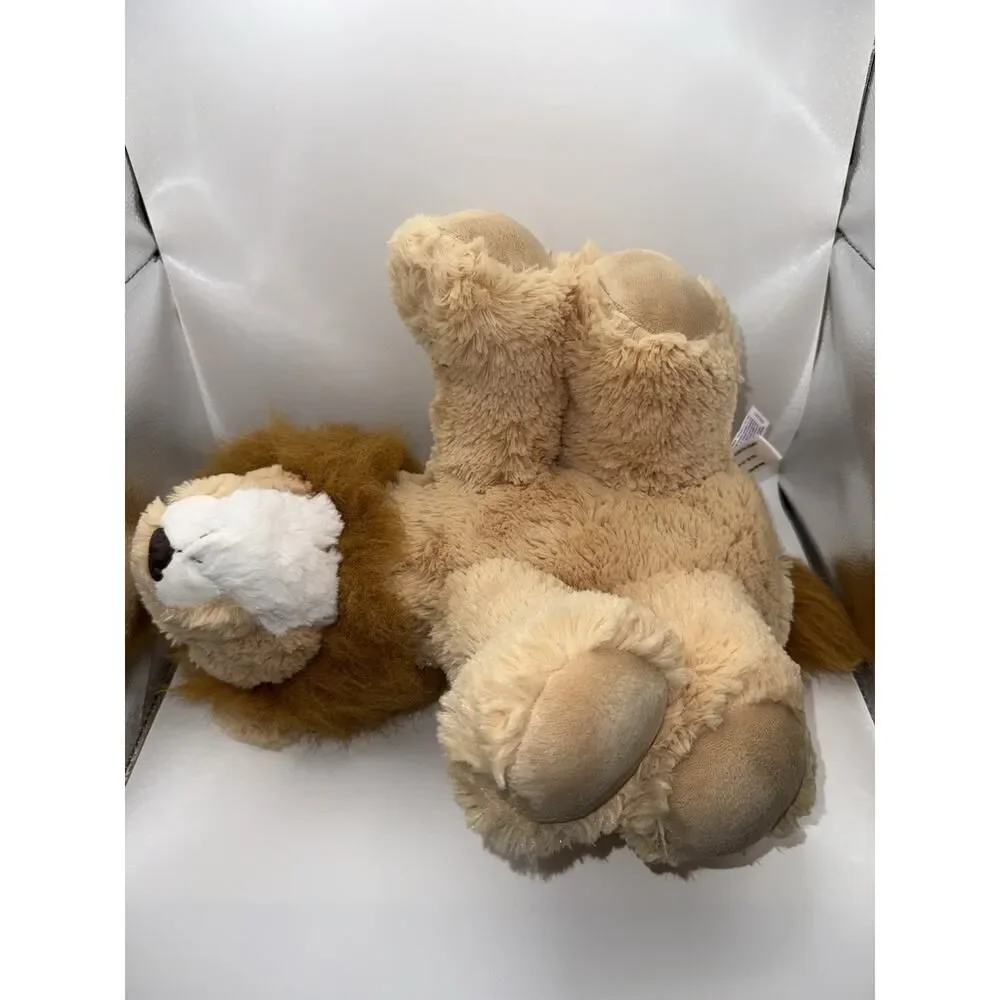 Aurora 12in Lion Plush Toy Kids Tan Excellent Shaggy Mane Stuffed Animal 2021